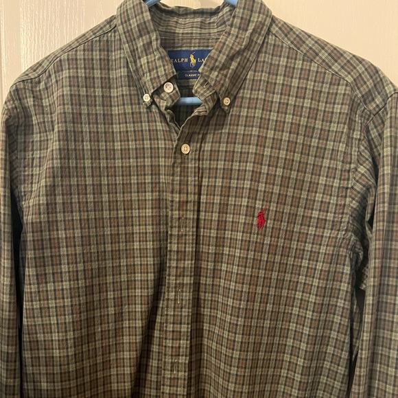 Polo Ralph Lauren Button Down Medium Great color for fall or Christmas pics! - Picture 1 of 3